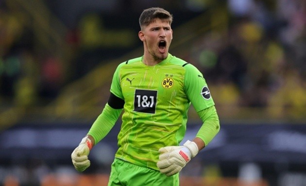 Gregor Kobel thể hiện khả năng trong màu áo Dortmund tại Bundesliga
