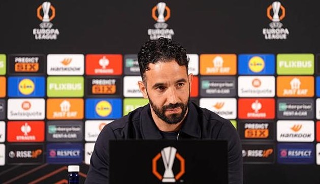 HLV Ruben Amorim của Man Utd phát biểu trước trận bán kết Europa League gặp Athletic Bilbao